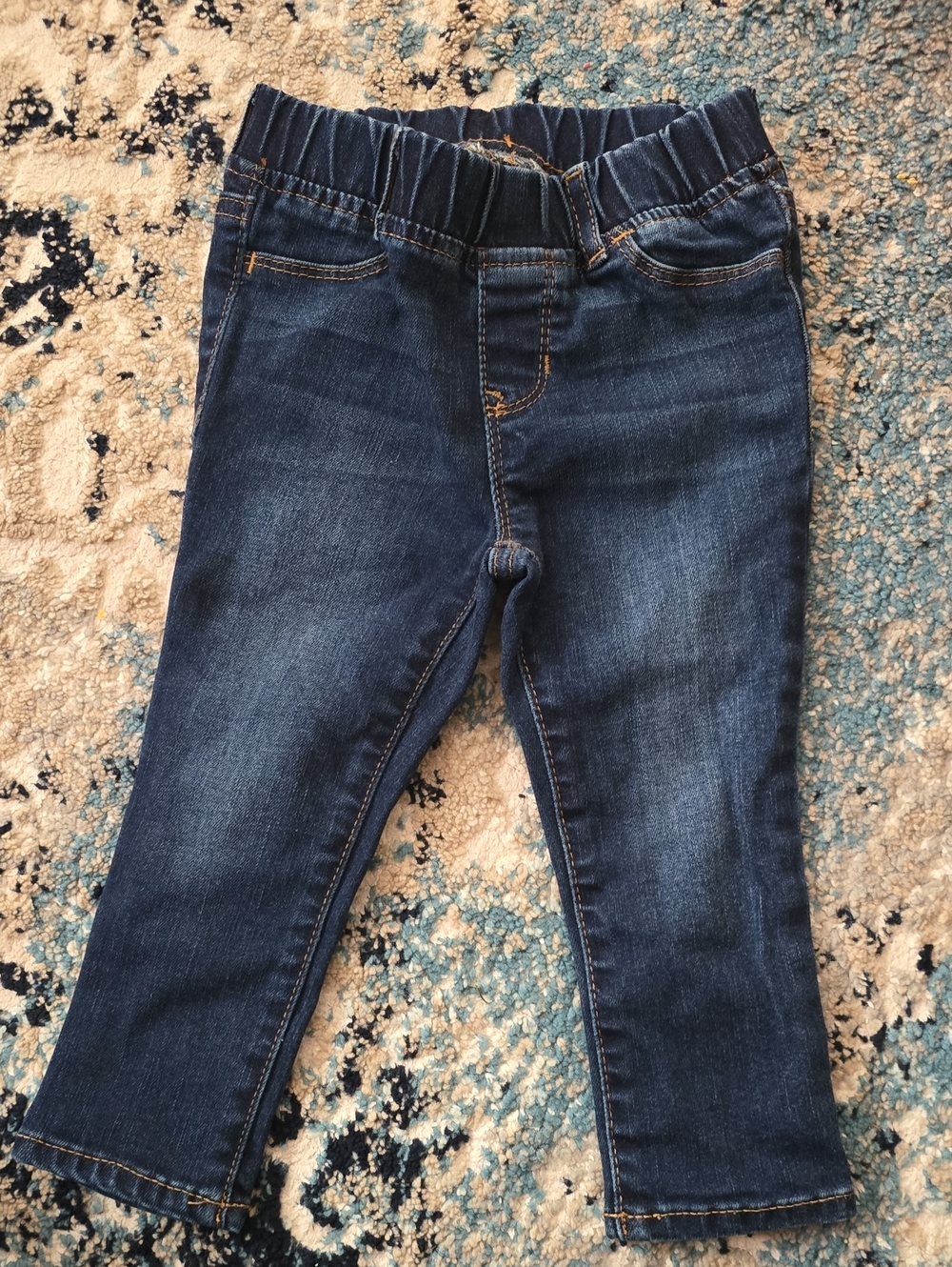 Gap Kids Dark Blue Elastic Waist Denim Jeans